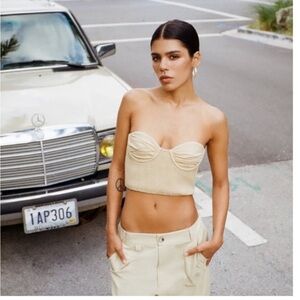 NWOT Zara elastic crop top